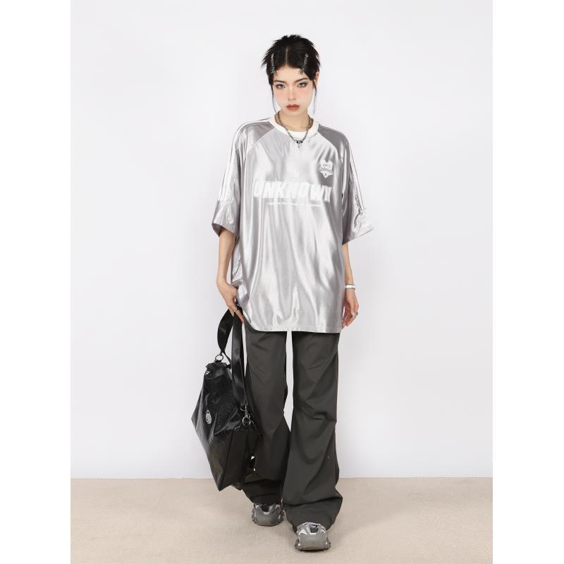 Originální retro americké raglánové tričko se 3 pruhy - Unisex letní design