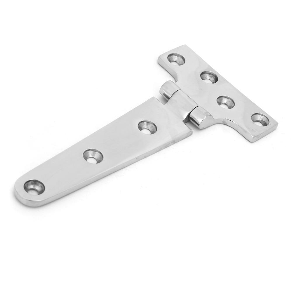 2 PCS 6x3 Inch T Hinge Marine Grade Boat Hatch Hinge Heavy Duty Door Hinge for Boats and Doors