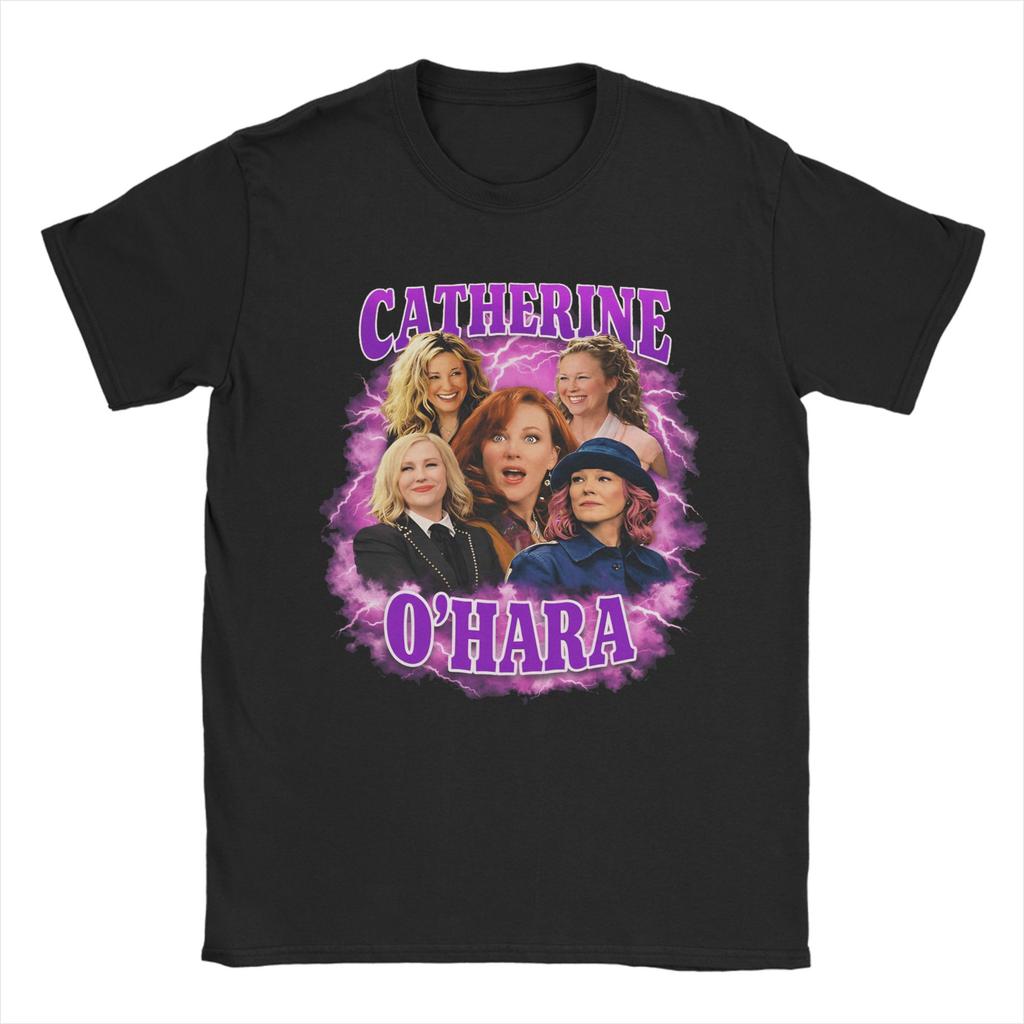 Catherine O'Hara Moira Rose Men's T Shirts  Novelty Tees Short Sleeve Crewneck T-Shirts Pure Cotton 4XL 5XL 6XL Clothes