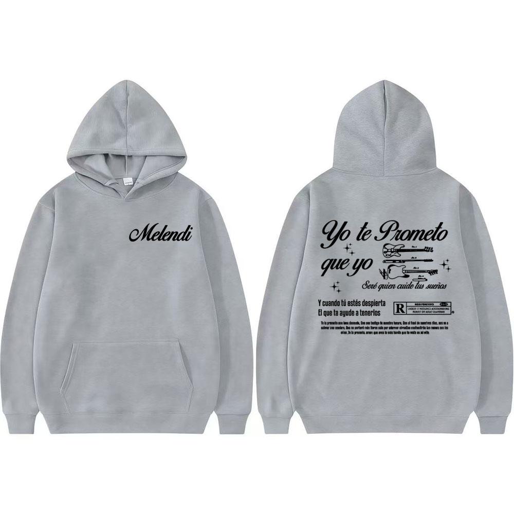 

Rapper Melendi Album Tour 2025 Graphics Hoodies Men s Clothing Vintage Pop Music Long Sleeve Sweatshirts Oversized Pullover Tops 3XL