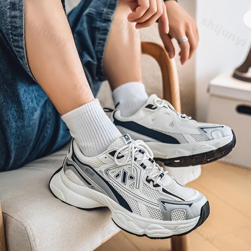 Fashion Summer 2025 Mesh Breathable Casual Sports for Men Fashion Comfortable Shoes Thick Soled Shoed Height Increasing Chunky sneakers