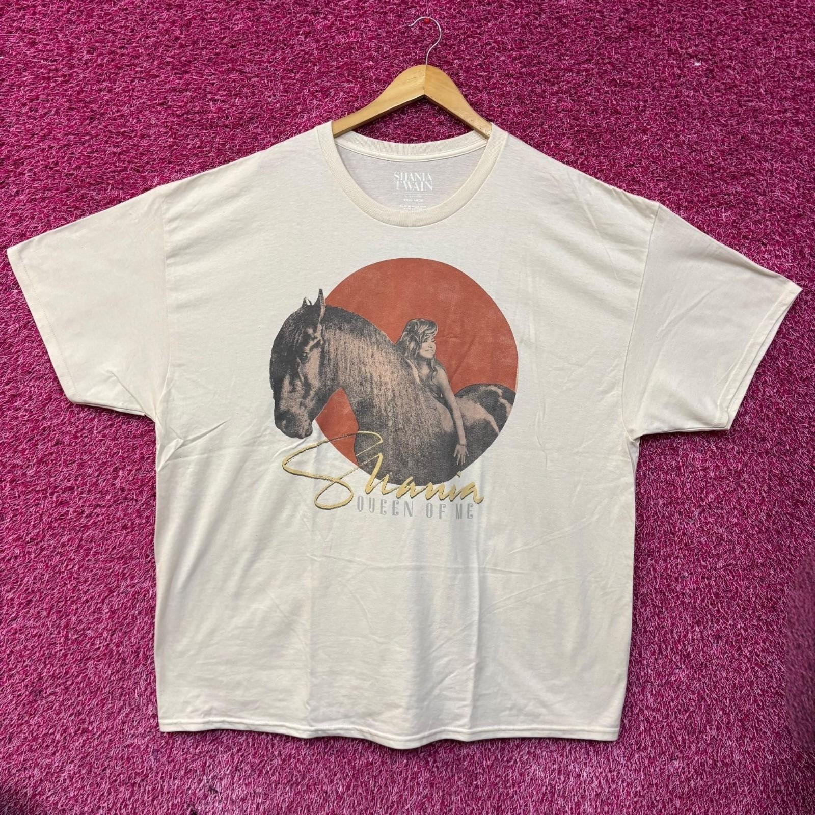 Shania Twain Queen of Me Tan Horse T-Shirt XXXL M