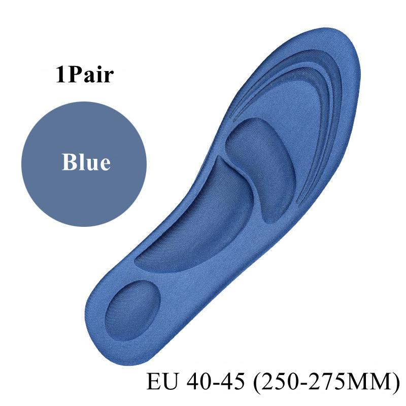 4D Memory Foam Cushion Orthopedic Insoles for Shoes Pain Relief Soft Flat Feet Arch Support Massage Plantar Fasciitis Sports Pad