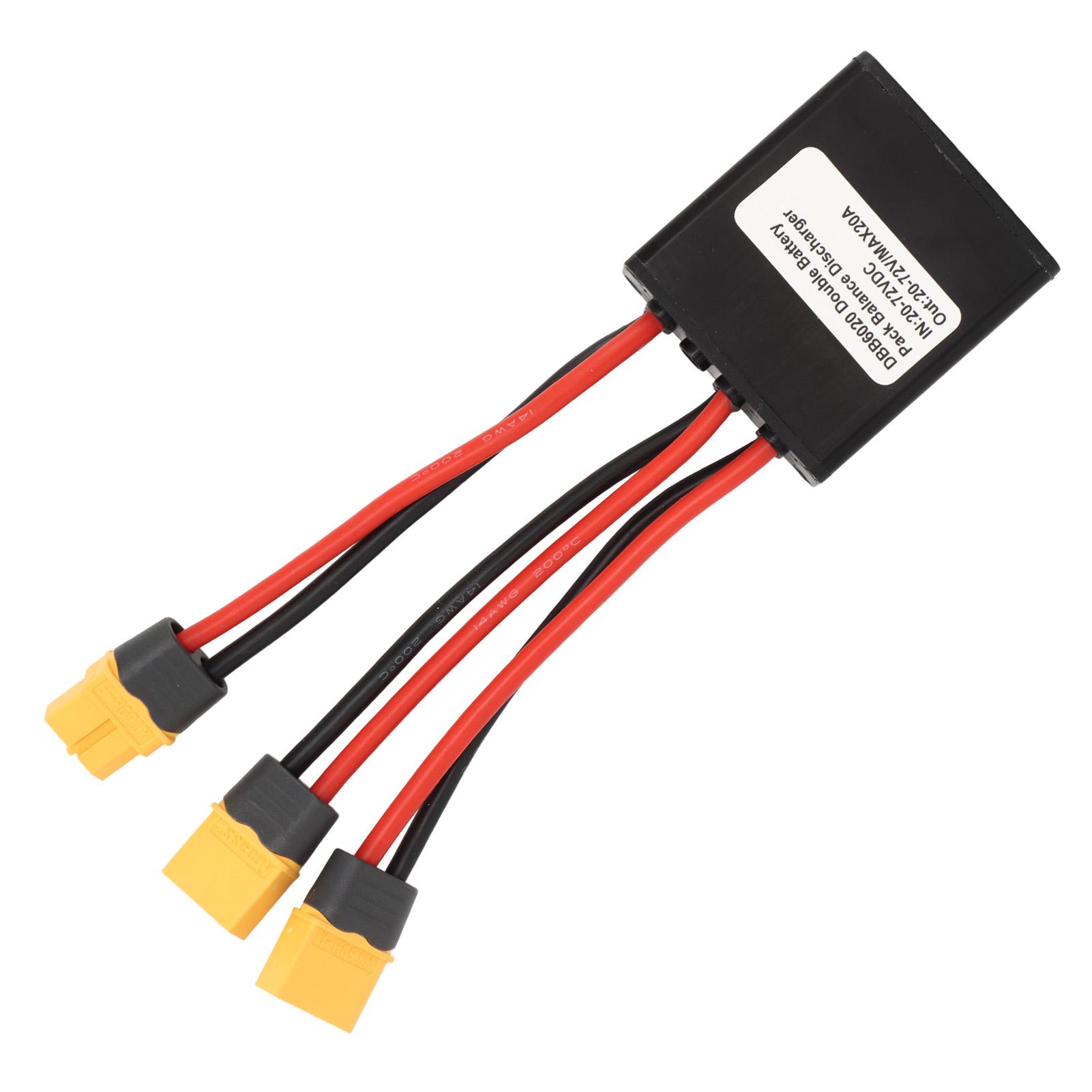 

Electric Bike Double Battery Discharge Converter Dual Battery Parallel Module Adapter 20V‑72V 20A