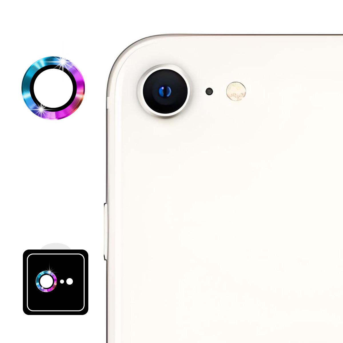 

Для iPhone 16e Защитная пленка на объектив камеры ENKAY Hat-Prince Металлическое кольцо Пленка на объектив D