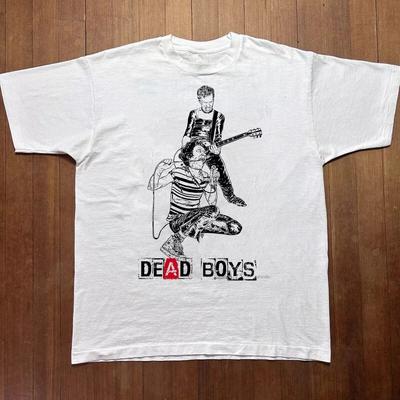 New Popular Dead Boys Band White T-Shirt Cotton Full Size BL1131 Unisex T-Shirt