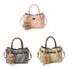 Urban Style Water Bucket Shoulder Bag For Women With Details And Zipper