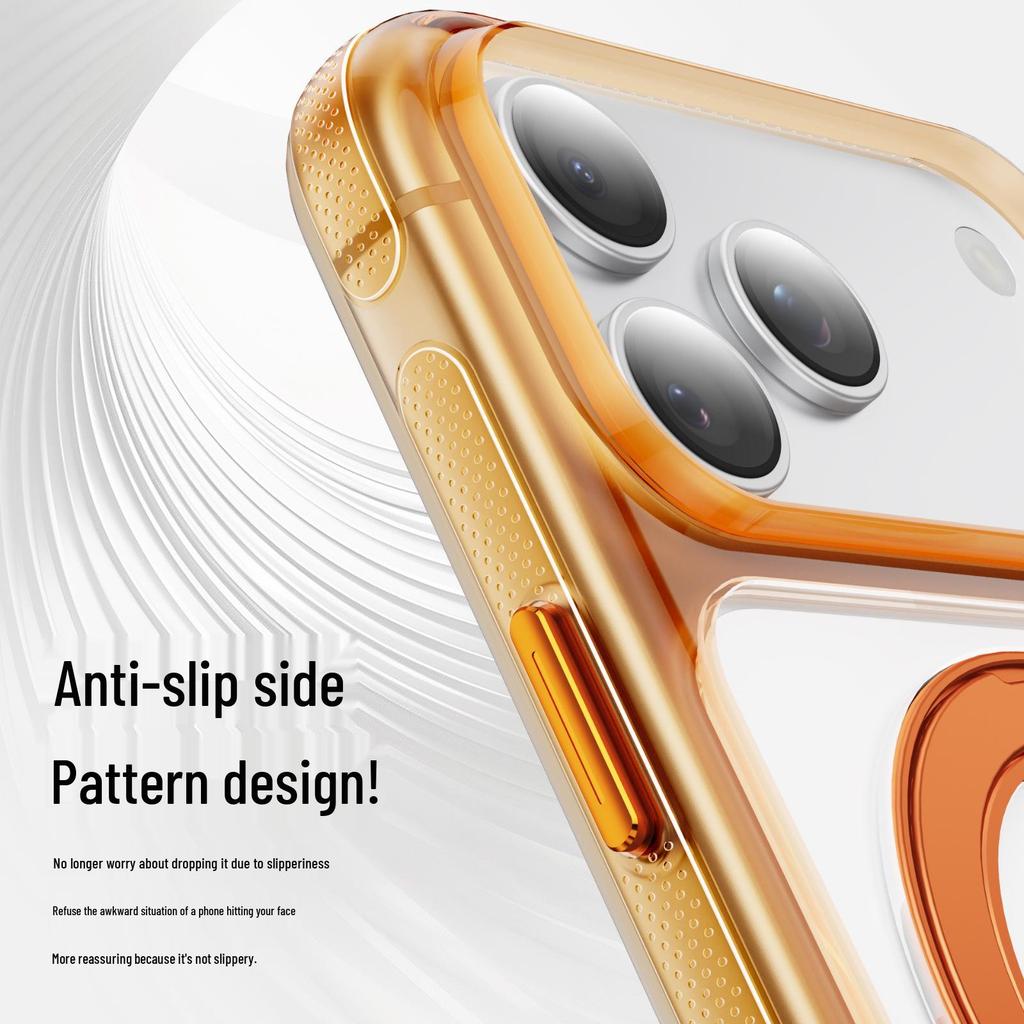 Magnetic Stand Protective Case for iPhone 17 Pro Max - Compatible with Apple 16/15 Drop-Proof, 14 Transparent, 13