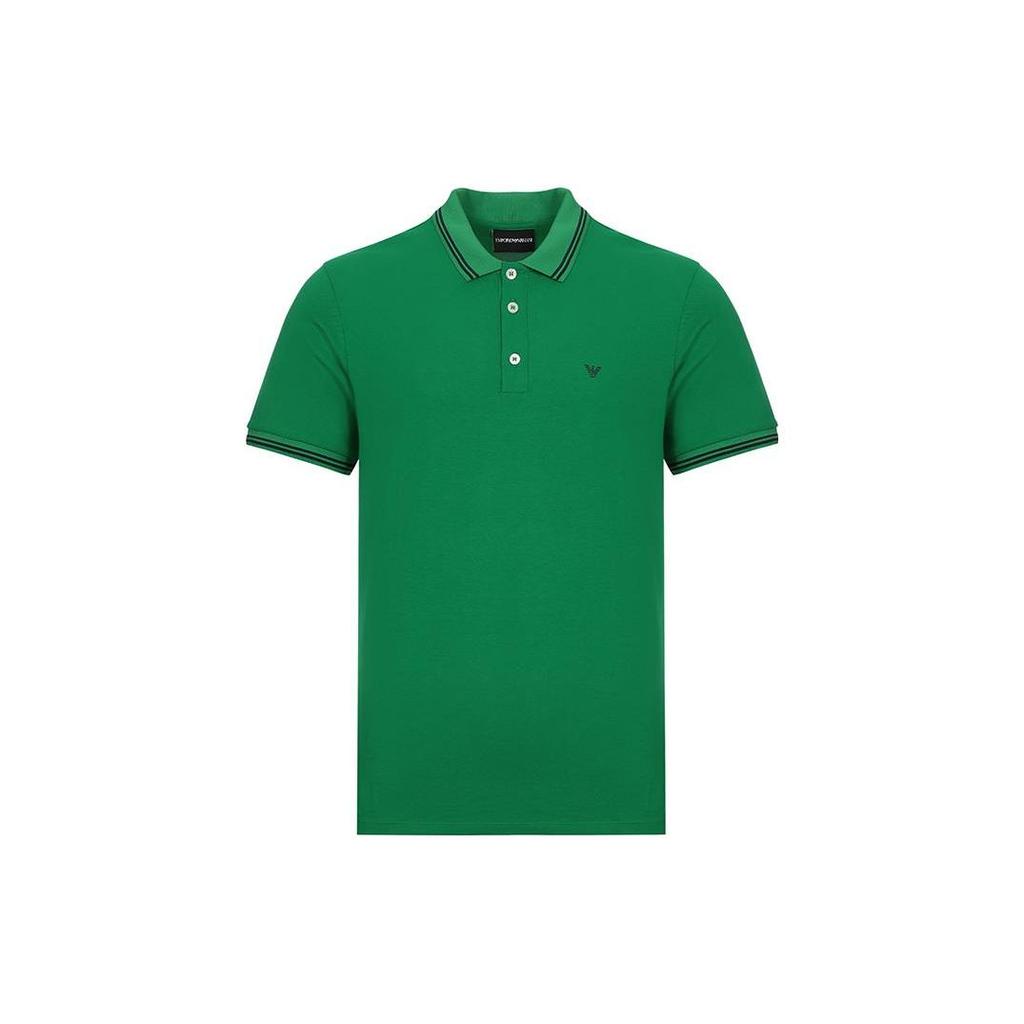 Emporio Armani Solid Slim Fit Polo Shirt Men tops Green 8N1F2B-1JPTZ-0581