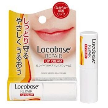 

Daiichi Sankyo Healthcare Loco Base Repair Lip Balm x 3 шт. Набор защитного крема для губ [Распродажа набора] (3g)