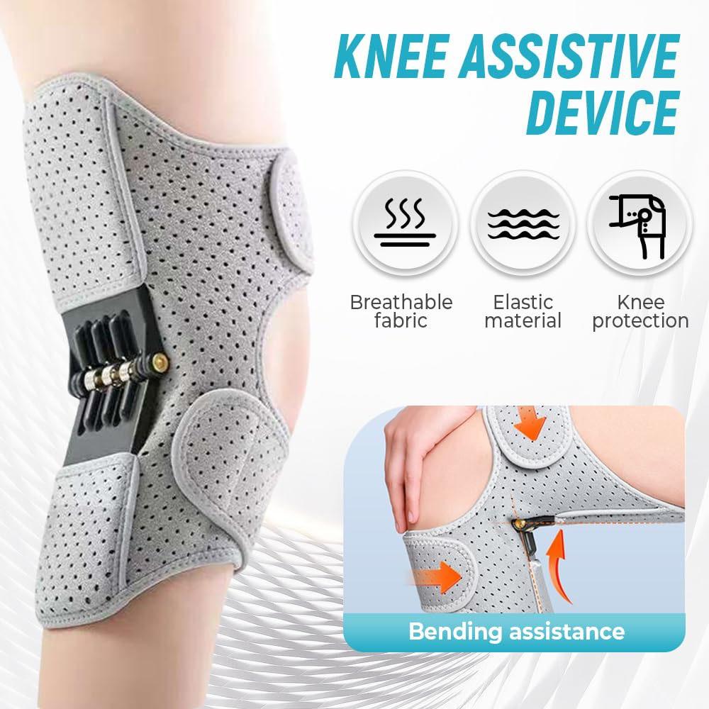 2Pcs Knee Brace Support, Adjustable Protector for Meniscus Injury Recovery, Walking Stability