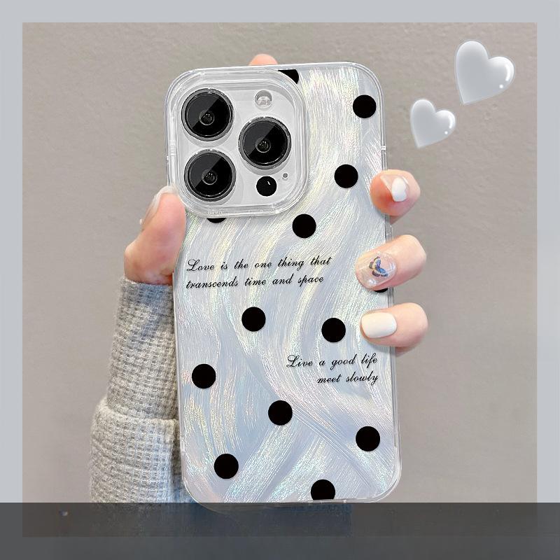 

Подходит для чехла для мобильного телефона Opporeno12 Vivos19 Полноэкранный бант-подставка Xiaomi 14 Перо Пряжа Горошек Сердце Любви Redmi Note 11 Pro