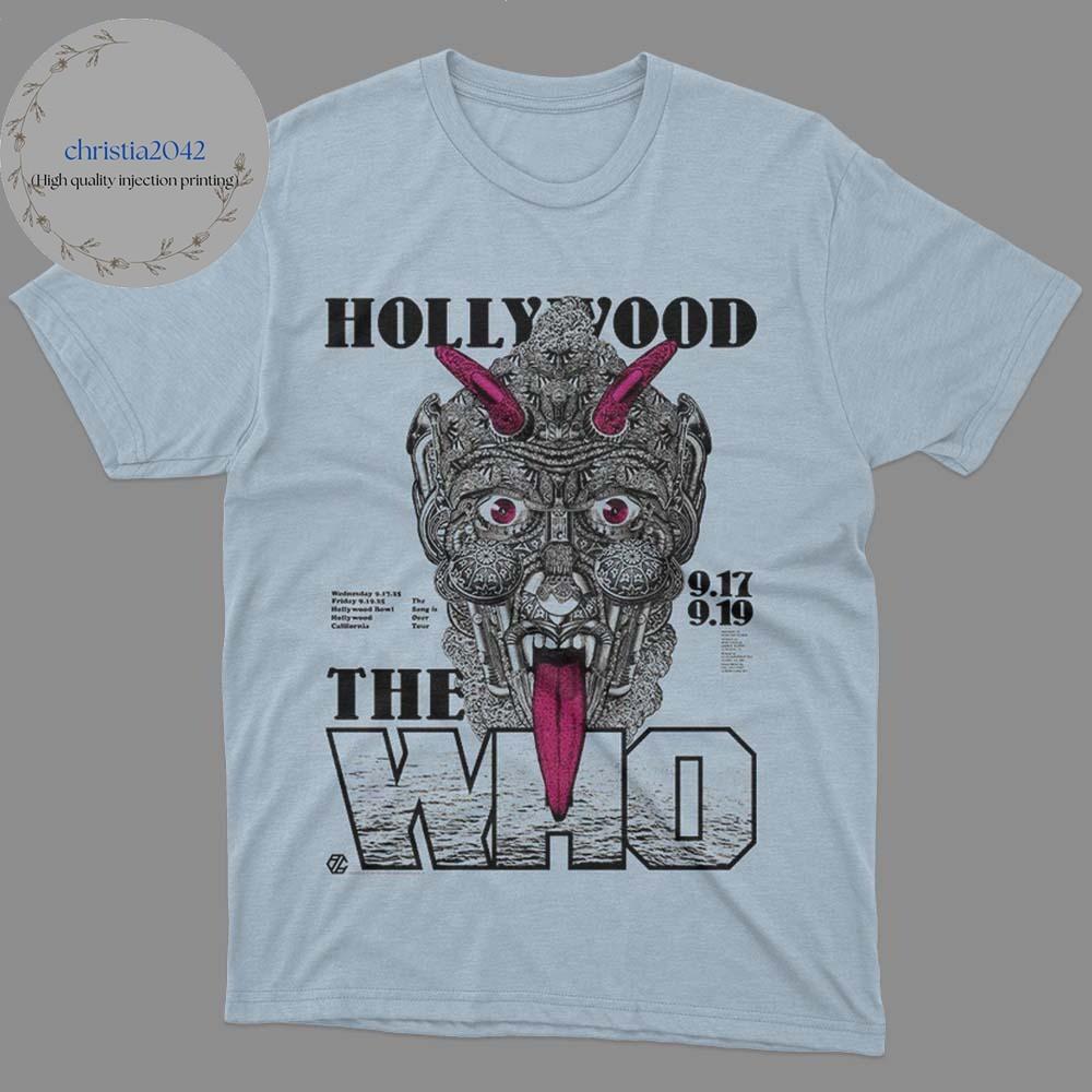 The Who For Show At Hollywood Bowl On September 17 19 2025 t Shirt Unisex T-Shirt L