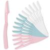 15 Pcs Dermaplane Razor Folding Eyebrow Razors for Women Face Fuzz Remover Facial Hair Removal for Women and Men Travel Dermaplaning Beauty Tool -