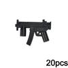 20pcs WW2 Military SWAT Guns Bricks Model Series Guns Assemble Educational MOC Army Building Blocks Soldier Militaries Kid Toys