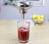 Steel Kitchen Funnel For Jars And Bottles + Strainer