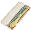 Skater Chopstick Spoon Combination Set 18cm Antibacterial Treated Lunch Box for Adults Comes with Silicone Cushion and Doesn't Make a Sound Made in Ja