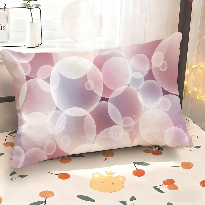 Colorful Bubble Patterned Pillowcase Suitable For Sofa Bedroom Car Pillow Cover Cushion Rectangular Back Cushion