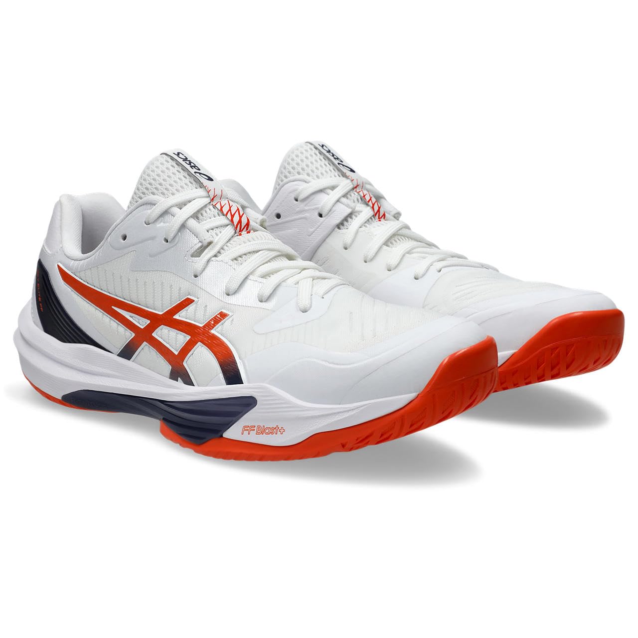 

Volleyball Shoes SKY ELITE FF 3 1051A080 103 cm 2E [Asics] Men s (White/Nova Orange) 26.0