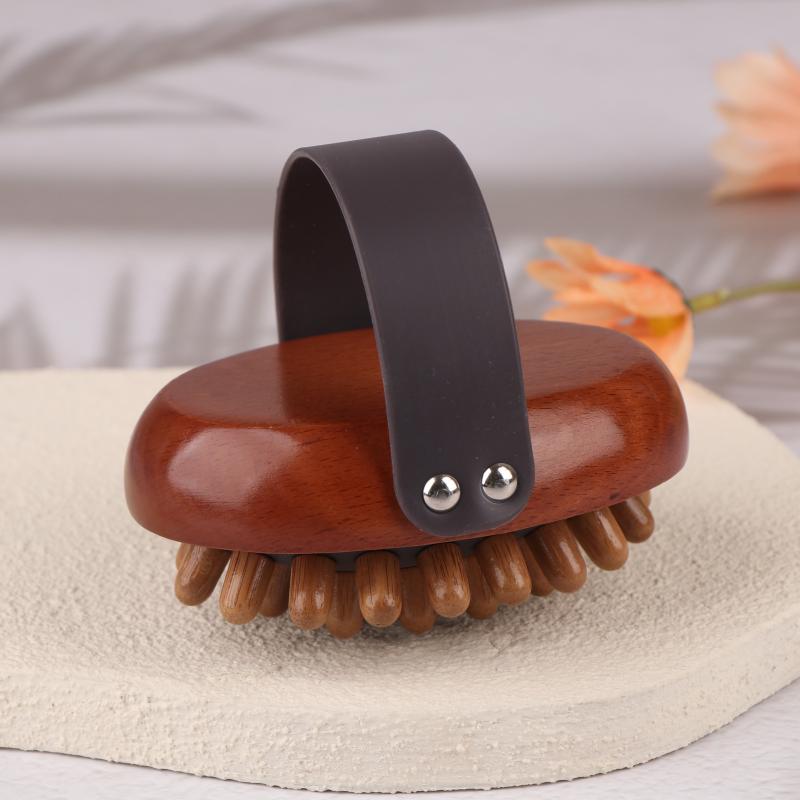 Body Anti Cellulite Brush Soothing Wooden Essential Oil Spa Air Cushion Massage Hair Comb Scalp Massage Brush Body Massager