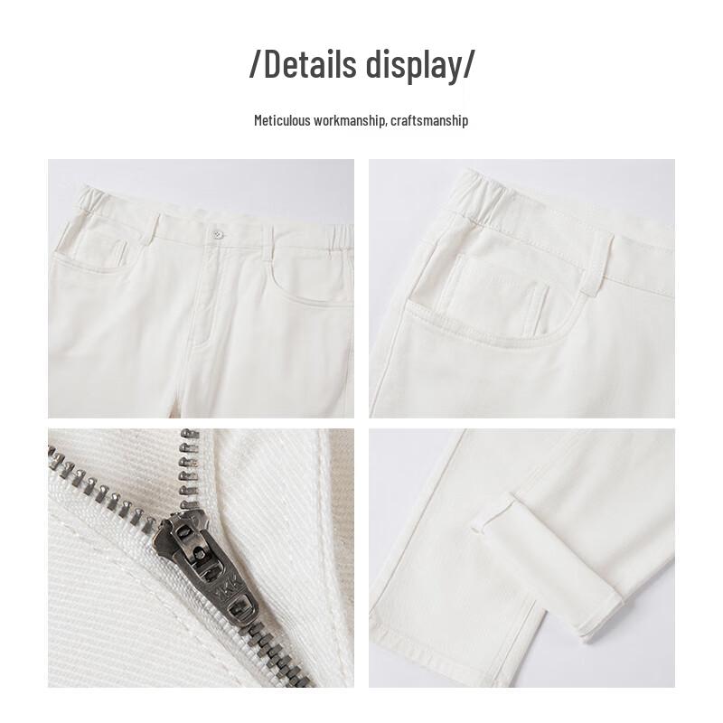 MONTAGUT Men's Fleece-Lined Straight-Leg Casual Pants