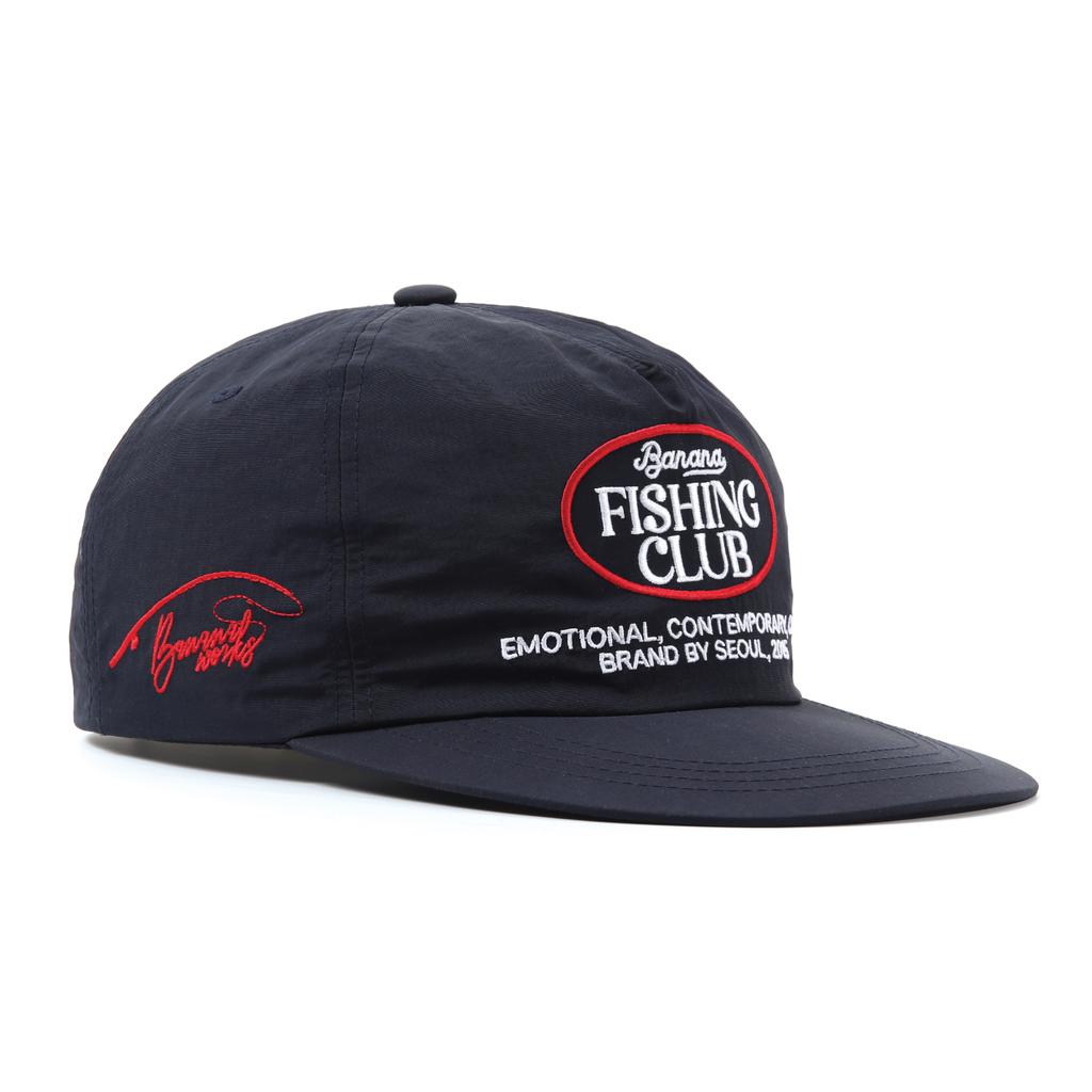 Bananabeiteu Fishing Club 5-Panel Nylon Ball Cap - Navy