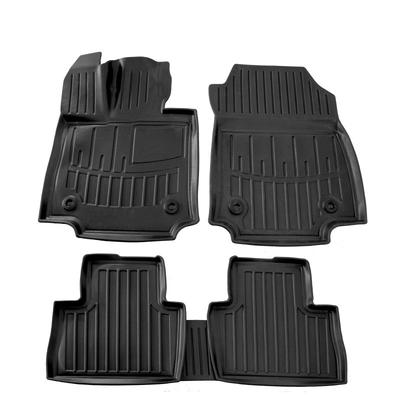 Alfombras Raya 3D (5 piezas, poliuretano) para Lexus NX 2022- años