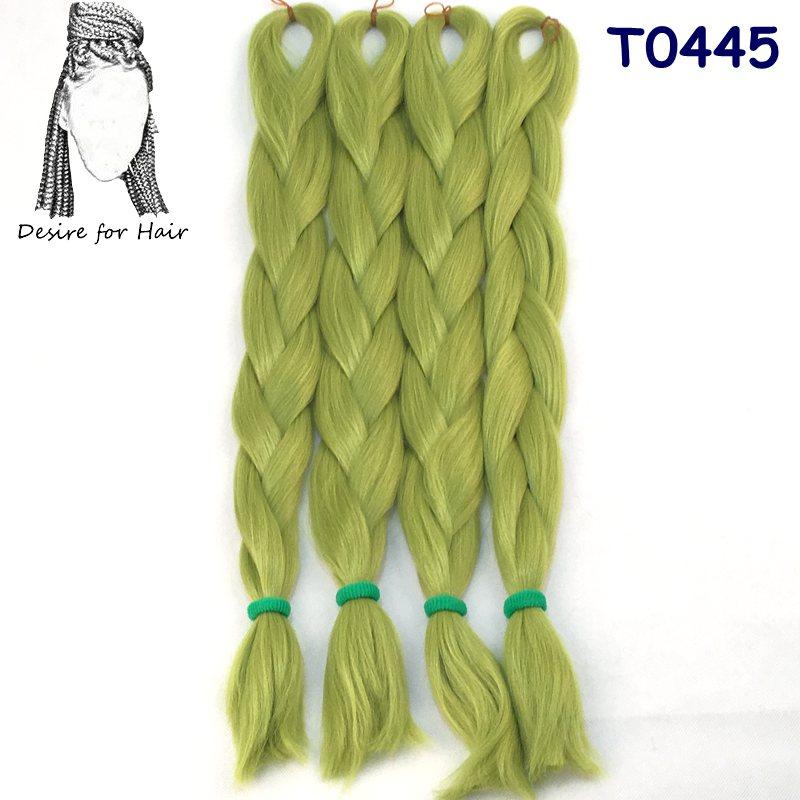 Große Menge auf Lager 24 Zoll 80g Weiche Seidige Synthetische Haarverlängerungen für Häkelzöpfe Haarherstellung Jumbo Braiding Synthetisch