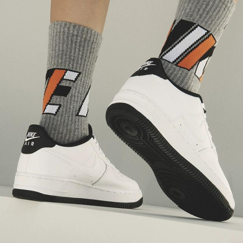 Nike Air Force 1 '07 ESS GS 'White Black' Sneakers DV1331-100
