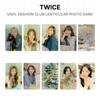 TWICE UNIV. FASHION CLUB LENTICULAR FOTOKARTE Offizielle Fotokarte