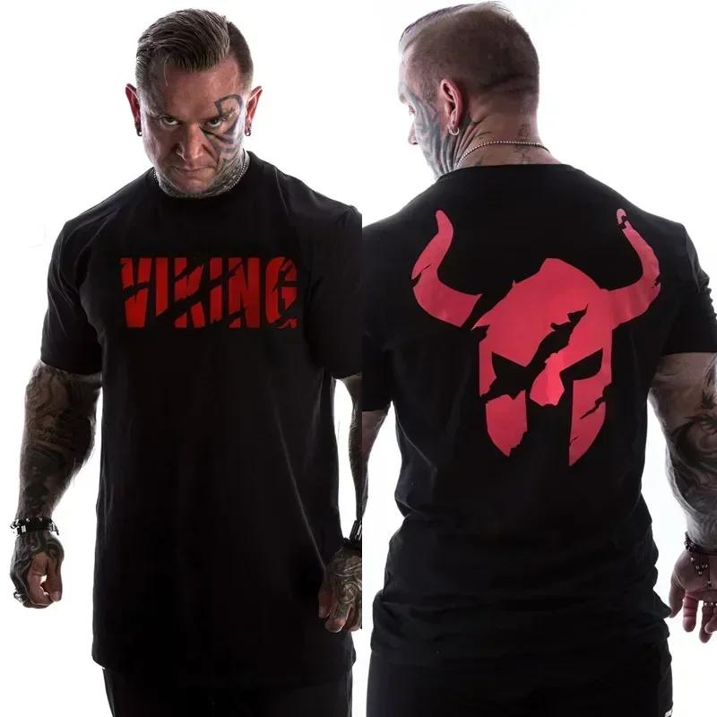 İngilizce Harf Baskılı %100 Pamuk Erkek Tişört, Fitness ve Spor Tişörtü, Yüksek Kaliteli Sokak Stili, Yaz Yeniliği