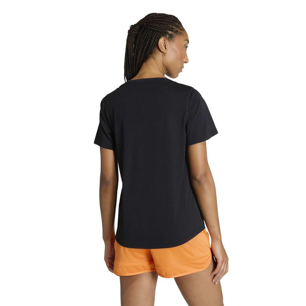 adidas WORKOUT ESSENTIALS women's training shirt black JY5605 size XS