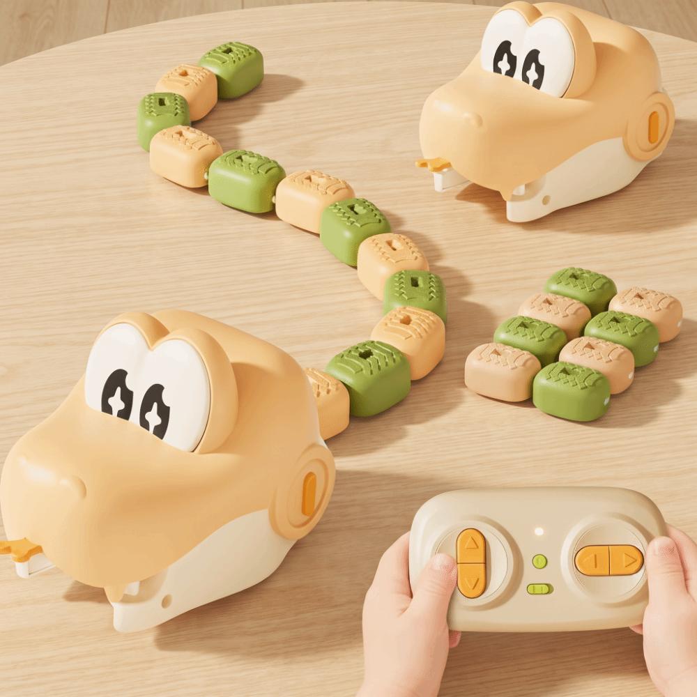 Magnetic Remote Control Car Rechargeable Greedy Snake Car Fun Game RC Snake Car Toy Boys Toy