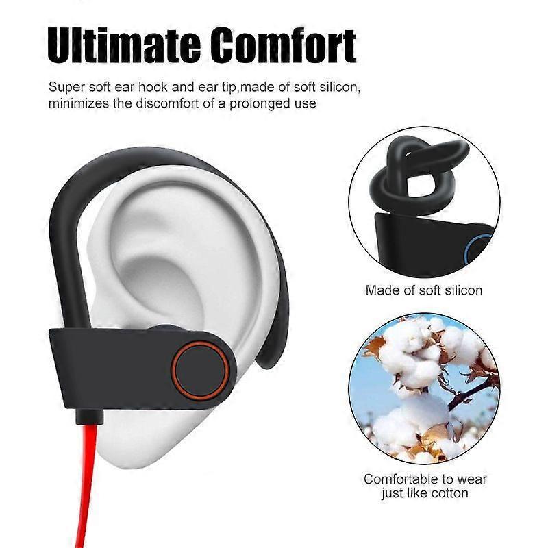 Waterproof Bluetooth 5.0 Earbuds Stereo Sport Wireless Headphones In Ear Headset