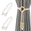 2 Stück Handgefertigte Vorhang-Quasten Boho-Stil Vorhanghalter Zimmerdekoration