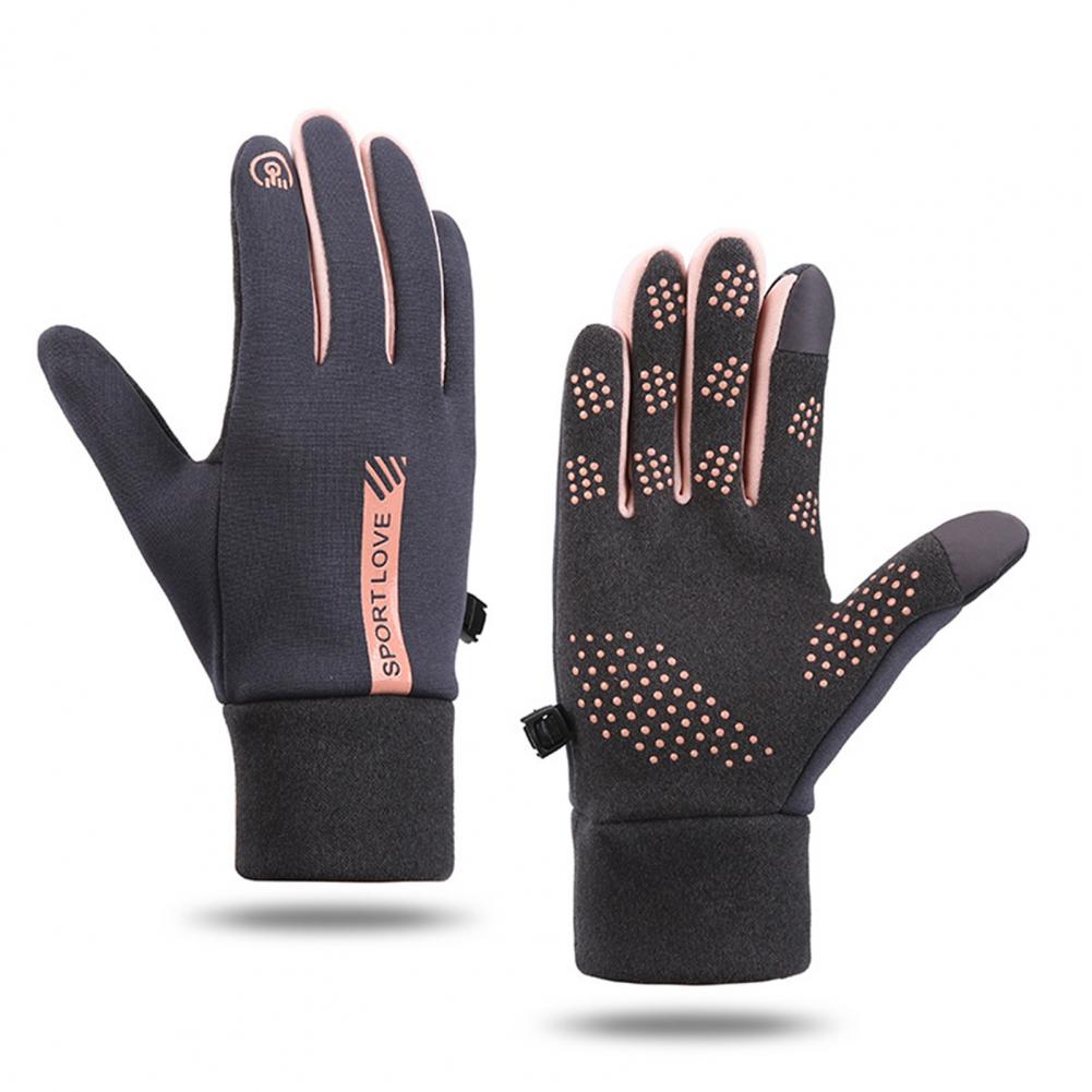 Ridding Gloves 1 Pair Chic Full Fingers Soft  Camping Skating Ridding Gloves for Adult