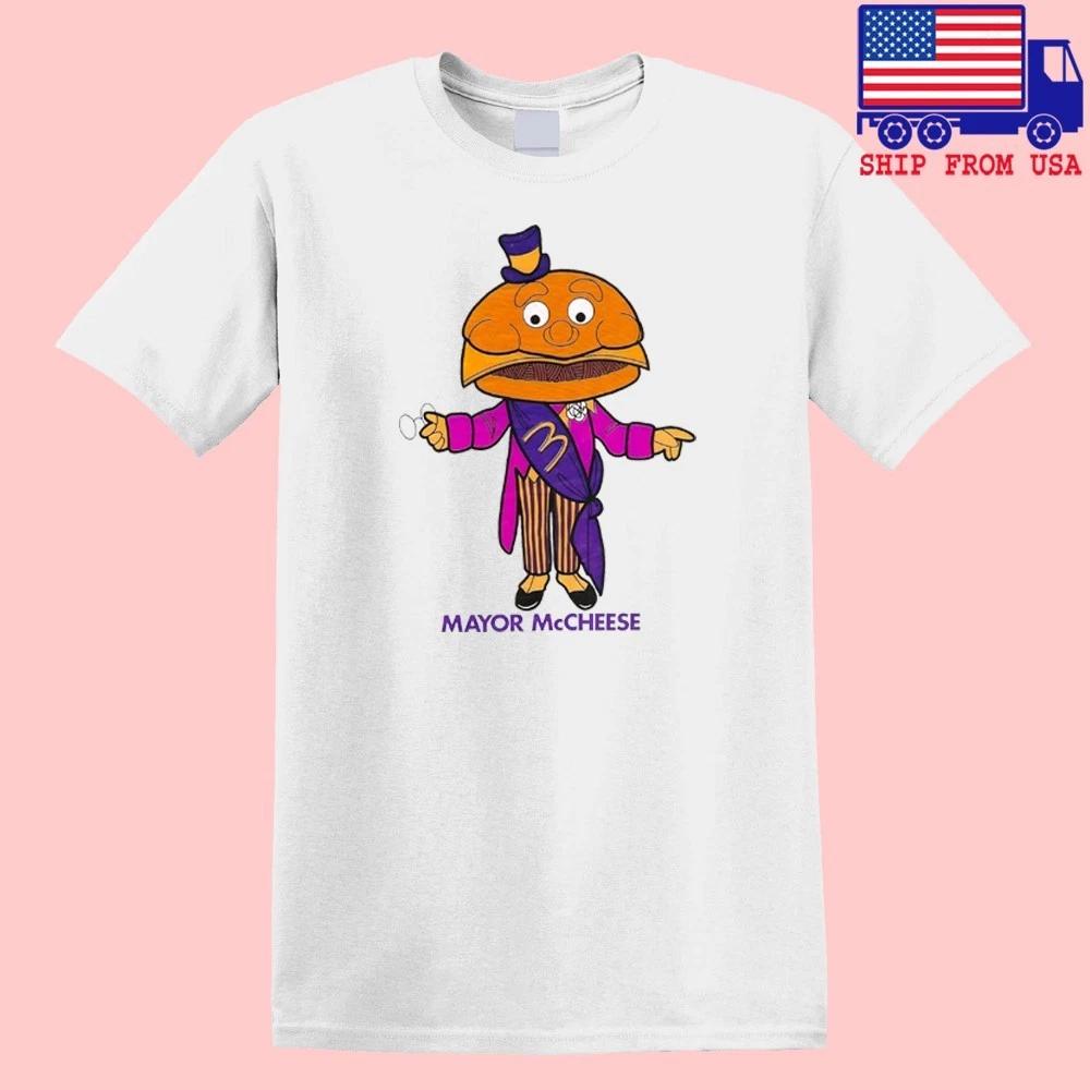 Mayor McCheese Men s White Size S-5XL S
