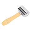 Leather Roller Press Seam Rolling Craft Glue Laminating Tool Stainless Steel with Wooden Handle