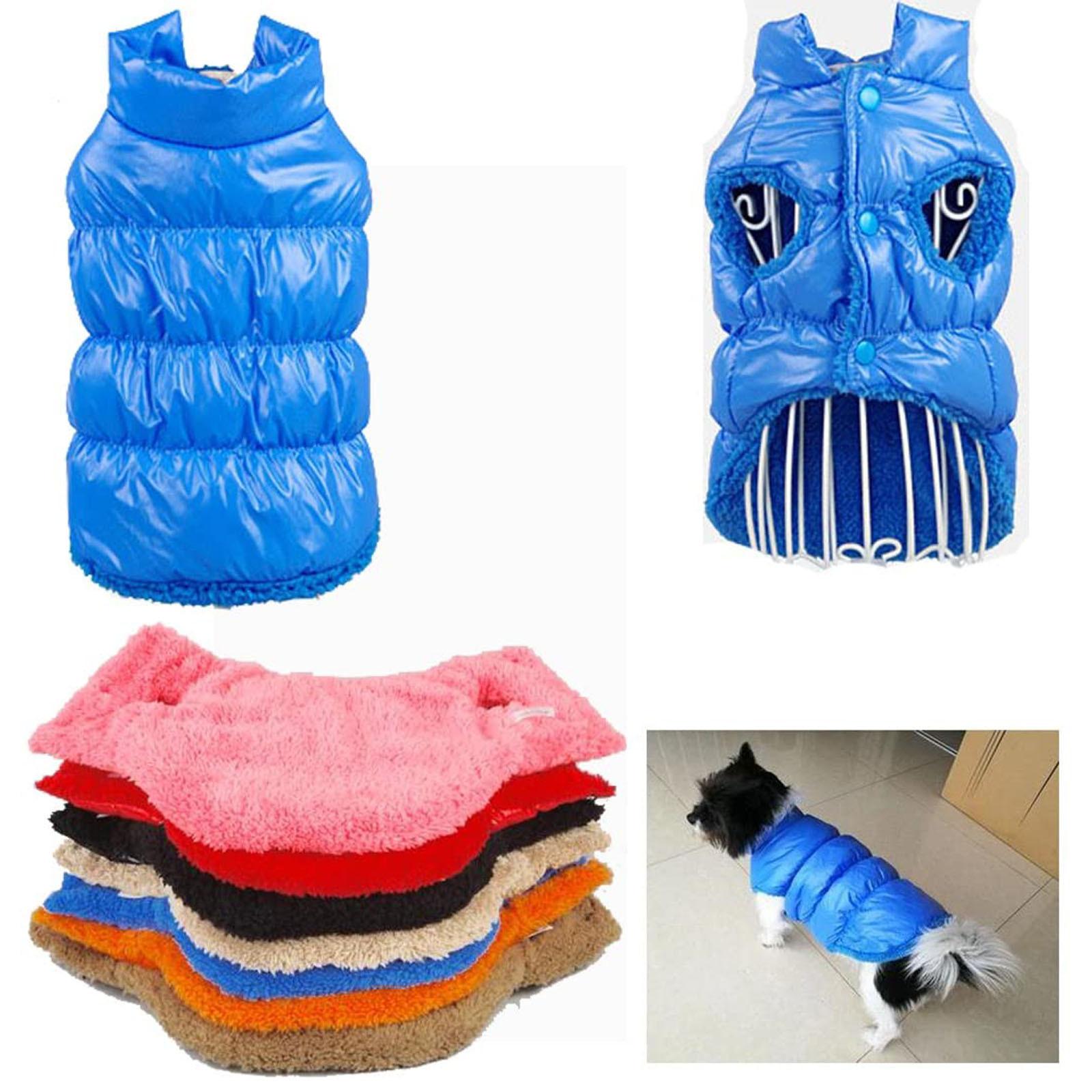 

И Зимнее Пальто для Питомцев, Цветное, Пуховик, Жилет, Утепленная Одежда для Питомцев L синий