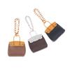 Fashion Pu Small Bag Keychain Simple Keyring Women Bag Charm Handbag Hanging Pendant Diy Accessories Girl Gifts