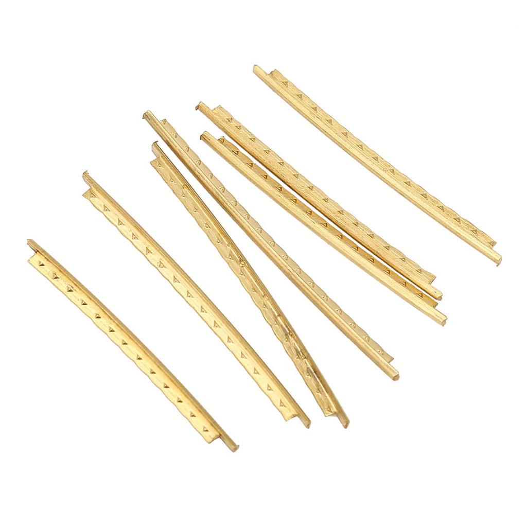 20Pcs Set 2.0mm Brass Guitar Fret Wire Set Replacement Parts for Folk Wooden Guitars