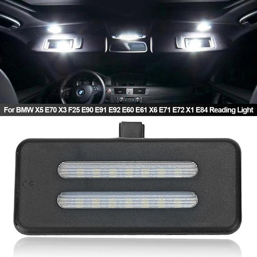 For BMW X5 E70 X3 F25 E90 E91 E92 E60 E61 X6 E71 Energy Saving Car LED Interior Sun Visor Vanity Mirror Lamps Reading Lights