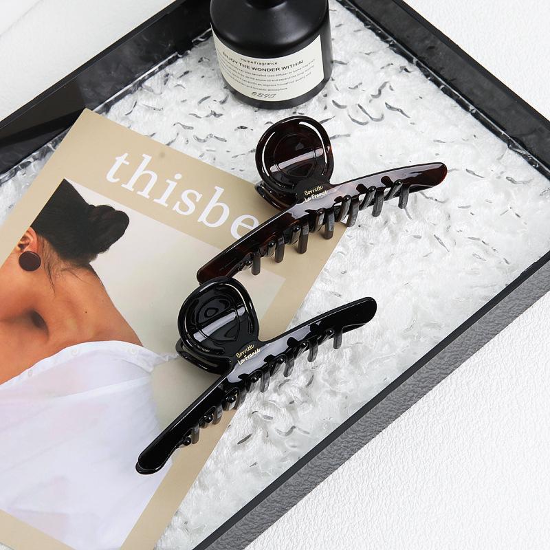 Stylish French Retro Acetate Hair Claw Clip for Updo