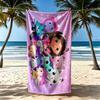 Cartoon Cute Gabbys5 Beach Towel High Absorbency & Quick-Dry Comfortable Lightweight