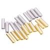 10Pcs/Set Of 4.5*18Mm Seamless Metal Shoelaces Tips Head Replacement