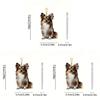 Colorful Acrylic Car Hanging Ornament Cute Cartoon Style For Home And Auto Decoration