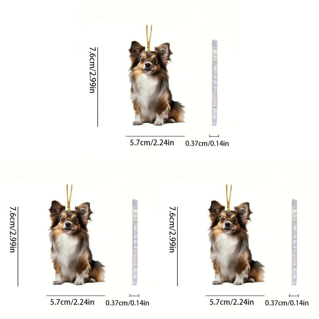 Colorful Acrylic Car Hanging Ornament Cute Cartoon Style For Home And Auto Decoration