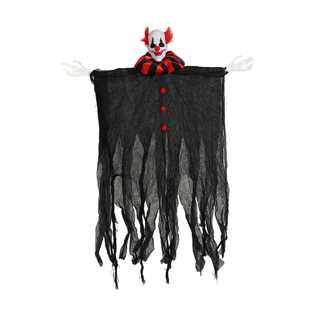 Spooky Halloween Hanging Horror Clown Ghost Decor Skeleton Props for Haunted House Garden Party Outdoor Indoor Decorations
