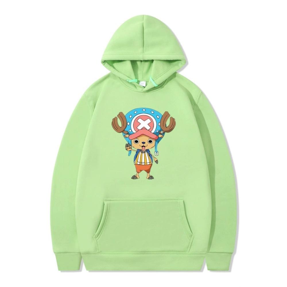 Mens Womens Hoodie ONE PIECE Anime Tony Tony Chopper Hoodies Streetwear Casual Cartoon Printed Hooded Pullover Sweatshirts
