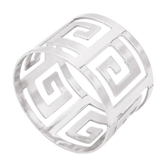 Geometry Anti-slip Serviette Rings Durable Eco-friendly Napkin Holders